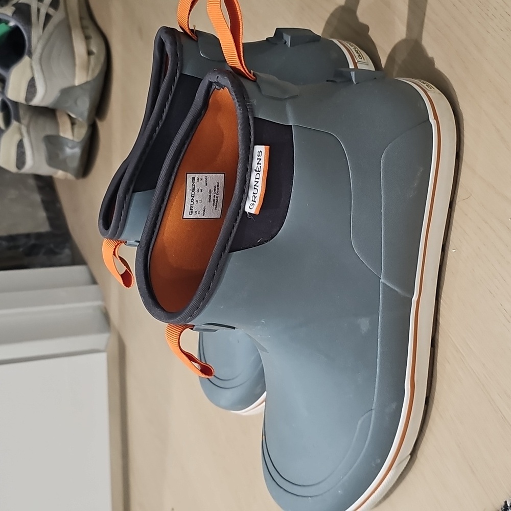 Men's Gray Grundens Waterproof Boots